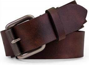 img 3 attached to 👔 Leather Buckley Belt by Colonial Belt Company