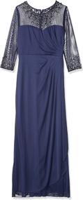 img 1 attached to Alex Evenings Womens Embellished Wedgewood Women's Clothing : Dresses