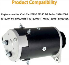 img 1 attached to Club Car Starter Generator Replacement - Compatible With FE290 And FE350 DS Series 1996-2006 Models By WFLNHB