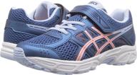asics unisex pre contend running silver girls' shoes ~ athletic logo