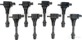 img 4 attached to 🧯 Ignition Coil Pack Set of 8 for Nissan/Infiniti Vehicles (2004-2007) - Armada, Titan, Pathfinder, QX56 - Replaces 22448-7S015, E1010