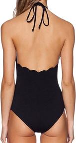 img 3 attached to 👙 LAPAYA Scalloped Backless Swimsuit for Women - Clothing, Swimsuits & Cover Ups