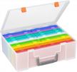 organize your memories with barhon's rainbow photo storage box - 18 inner seed storage organizer for 4x6 pictures logo