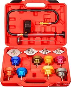 img 4 attached to 🔧 AutoWanderer Radiator & Coolant Pressure Tester Kit: Comprehensive 12 Pcs Universal Adapters for Vehicle Coolant System