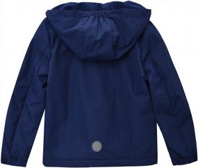 img 3 attached to M2C Boys Girls Hooded Outdoor Fleece Lined Waterproof Jacket