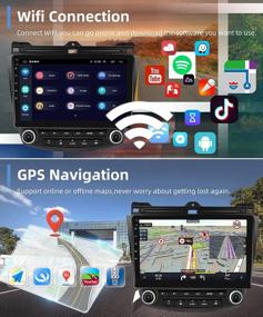 img 2 attached to Обновите свою Honda Accord с помощью этой автомобильной стереосистемы Android с 10,1-дюймовым сенсорным экраном, беспроводной связью Carplay/Android Auto, GPS-навигацией, резервной камерой и многим другим!