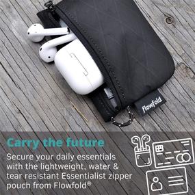 img 1 attached to Flowfold Waterproof Zippered Pouches AirPods Men's Accessories ~ Wallets, Card Cases & Money Organizers