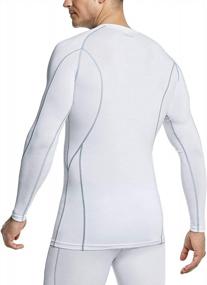 img 1 attached to Men'S UPF 50+ Long Sleeve Compression Shirts By TSLA - 1 Or 3 Pack, Perfect For Athletic Workouts & Water Sports!