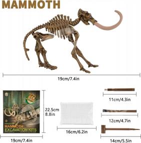 img 1 attached to Dino-Mite Digging Fun: Explore Paleontology With VIBIRIT'S Dig Up Dinosaurs Skeleton Set