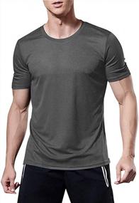 img 1 attached to Stay Cool And Stylish: Men'S Quick Dry Athletic T-Shirts For Workouts And Running
