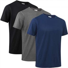 img 4 attached to Stay Cool And Stylish: Men'S Quick Dry Athletic T-Shirts For Workouts And Running