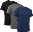 stay cool and stylish: men's quick dry athletic t-shirts for workouts and running logo
