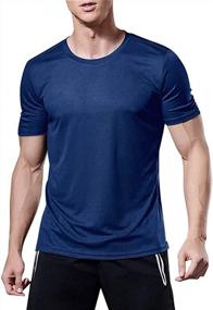 img 3 attached to Stay Cool And Stylish: Men'S Quick Dry Athletic T-Shirts For Workouts And Running