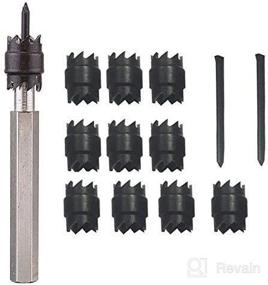 img 3 attached to 💥 13Pcs 3/8" Double Sided High Speed Rotary Spot Weld Cutter Drill Bit Tool Set - Efficient Metal Cutting Solution