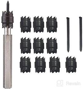 img 2 attached to 💥 13Pcs 3/8" Double Sided High Speed Rotary Spot Weld Cutter Drill Bit Tool Set - Efficient Metal Cutting Solution