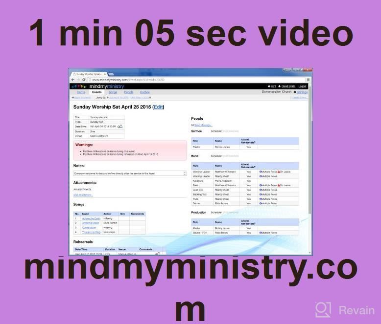 img 1 attached to MindMyMinistry review by Kirk Womack