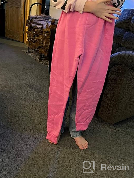 img 1 attached to 👧 Stay Active and Stylish with Angel Face Girls Jogger Set in Girls' Clothing review by Veronica Johnson