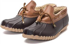 img 1 attached to Stay Dry And Stylish With DKSUKO'S Waterproof Loafer Duck Shoes For Women