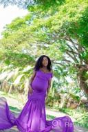 img 1 attached to Gorgeous Off Shoulder Mermaid Gown For Maternity Photo Shoot | ZIUMUDY review by Scott Rodriguez