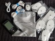img 1 attached to Rechargeable Dual Channel EMS TENS Unit Muscle Stimulator With 48 Modes, 14Pcs Reusable Electrode Pads And Continuous Mode Electronic Pulse Massager - Storage Pouch/Pads Holder Included review by Jeremy Levendusky