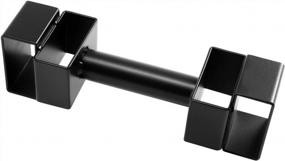 img 1 attached to Adjustable Firewood Log Rack Bracket Kit - Indoor/Outdoor Wood Storage Holder For Any Length Fireplace