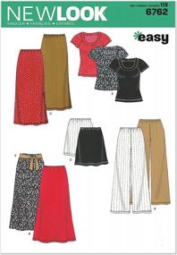 img 4 attached to 🧵 Simplicity U06762A New Look Easy to Sew Misses' Tops, Pants, and Skirts Sewing Pattern Kit - Code 6762, Sizes XS-XL: Enhance Your Sewing Project with These Simple, Fashionable Garments