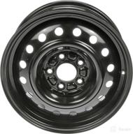 dorman 939-197 16 x 6.5 inch hyundai steel wheel in black finish - compatible with select hyundai models logo