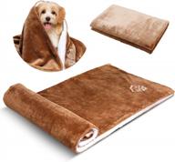 защитите свою мебель: водонепроницаемые одеяла topmart для собак и кошек — коричневые логотип