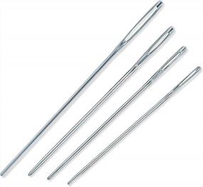img 1 attached to 100 Nickel Hand Needles In Assorted Styles & Sizes - Dritz Deluxe Collection