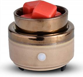 img 3 attached to Kobodon 2-in-1 Ceramic Wax Warmer and Fragrance Warmer – Melts Scented Candles or Wax Melts to Freshen Room, Spa, Home, Office