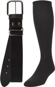 img 4 attached to Versatile Baseball And Softball Socks With Belt Combo For Youth And Adults - Available In Multiple Sizes