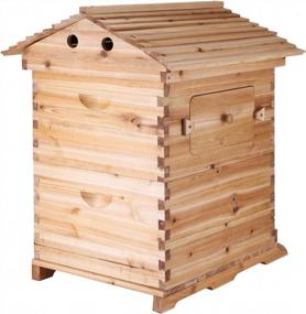 img 2 attached to Happybuy Bee Hive Frames Wooden House: Automatic Honey Flow & Bulk Beehive Frames!