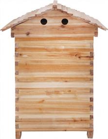 img 3 attached to Happybuy Bee Hive Frames Wooden House: Automatic Honey Flow & Bulk Beehive Frames!