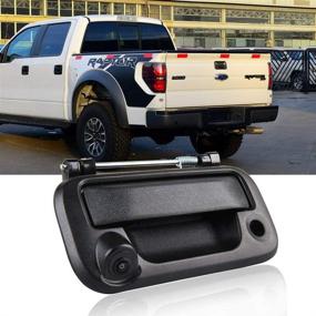 img 3 attached to HD 1280x720p Rear Reversing Backup Camera for Ford F150 F250 F350 📷 F450 F550 2005-2014 with Night Vision & Waterproof IP68 - Tailgate Handle Replacement Camera