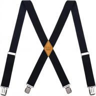 мужские подтяжки для спины heavy duty x с 4 прочными зажимами - yjds логотип