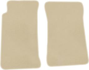 img 4 attached to IKON MOTORSPORTS Floor Mat for 1990-1997 Mazda Miata MX-5 - Beige Nylon, Left and Right Car Floor Mats - Factory Fitment, Liner Carpets Replacement 2PC - 1991 1992 1993 1994 1995 1996