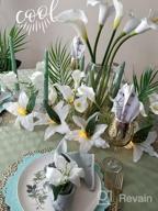 картинка 1 прикреплена к отзыву 20Pcs Lifelike Artificial Calla Lily Flowers Purple For DIY Bridal Bouquet Centerpieces - Veryhome Home Decor (Purple White) от Collin Donahue