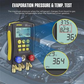 img 2 attached to 🌡️ Refrigeration Digital Manifold Gauge Meter: Comprehensive Kit for HVAC Testing and Maintenance of Air-Conditioners and Refrigerators