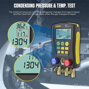 img 1 attached to 🌡️ Refrigeration Digital Manifold Gauge Meter: Comprehensive Kit for HVAC Testing and Maintenance of Air-Conditioners and Refrigerators