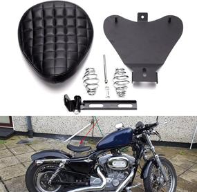 img 1 attached to Harley Softail Springer FXSTC Motorcycle Bobber Solo Seat Spring Bracket Kit - Enhanced SEO