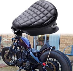 img 4 attached to Harley Softail Springer FXSTC Motorcycle Bobber Solo Seat Spring Bracket Kit - Enhanced SEO