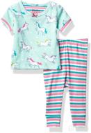 hatley organic cotton prancing unicorns apparel & accessories baby boys логотип