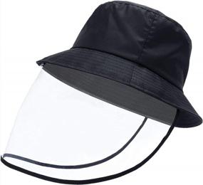 img 4 attached to Versatile Outdoor Fisherman Hat With Detachable Face Cover For Men And Women - DOCILA Foldable Sun Cap