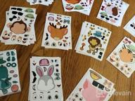 img 1 attached to 100PCS Make-A-Face Stickers For Kids: Zoo Animals, Sea Creatures, Dinosaurs & More - Perfect Gift/Reward/Crafts For Festivals And Parties! review by Clint Fick