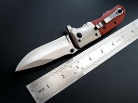 img 2 attached to Eafengrow EF51: высококачественный деревянный карманный нож для активного отдыха и выживания