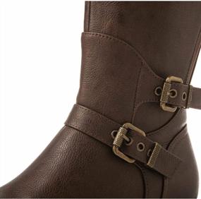 img 2 attached to 👢 Stylish and Durable GLOBALWIN Women's Knee High Riding Boots – Perfect for Fashion-forward Women!