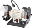 shop fox w1840 variable-speed grinder with work light, 8 logo