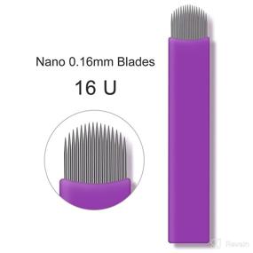 img 3 attached to Purple Microblading Permanent Eyebrow Needles