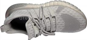 img 1 attached to Men'S Lightweight Sneaker Walking Shoes: OTU Breathable Road Running Shoes For Comfort And Support