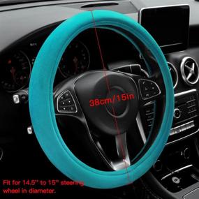 img 3 attached to OTOSTAR Steering Universal Protector Accessories Interior Accessories ... Steering Wheels & Accessories